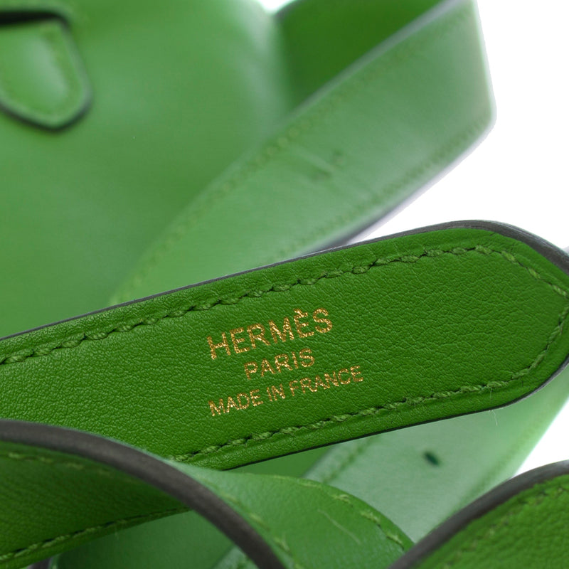 Sac Hermes En Cuir Vert - 103623 Green