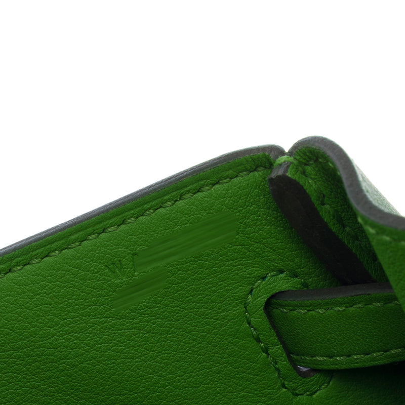 Sac Hermes En Cuir Vert - 103623 Green