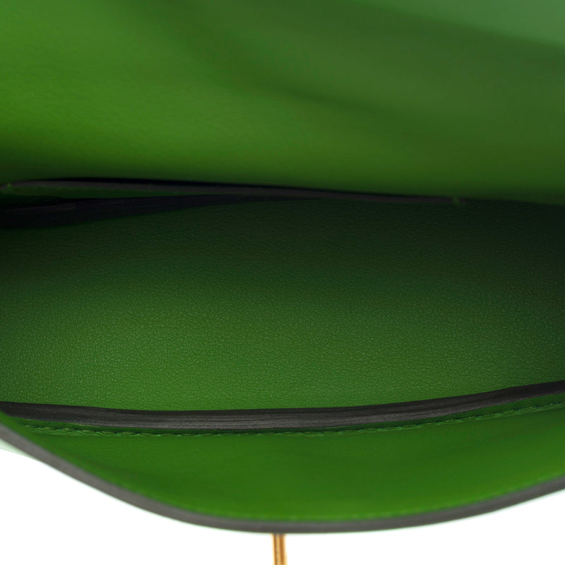 Sac Hermes En Cuir Vert - 103623 Green