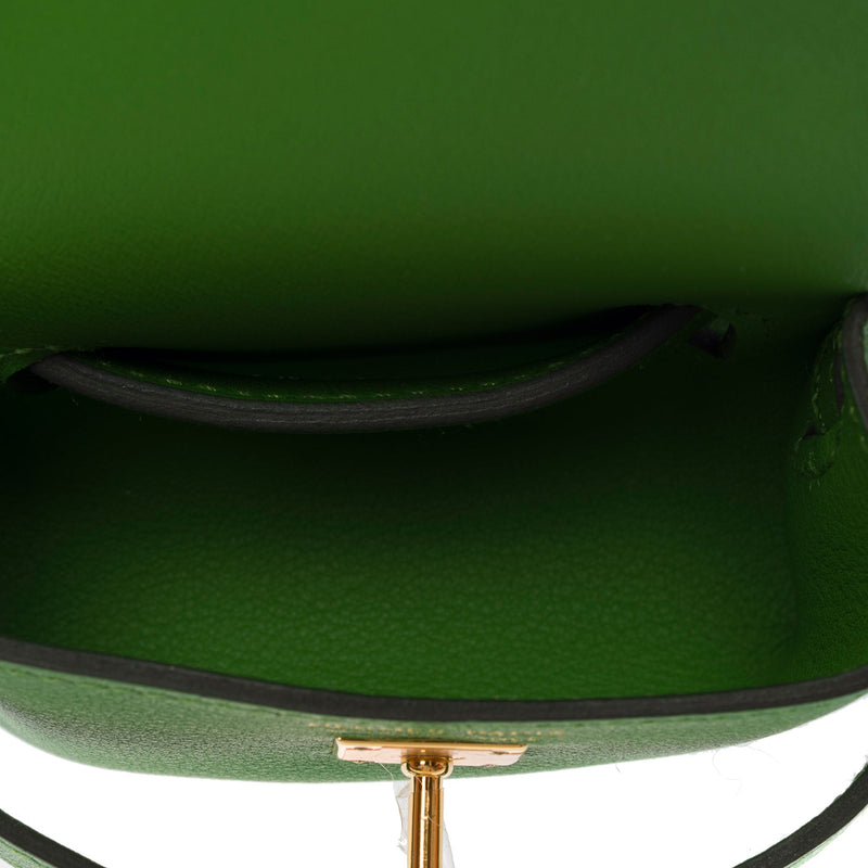 Sac Hermes En Cuir Vert - 103623 Green