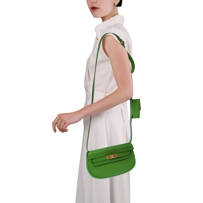 Sac Hermes En Cuir Vert - 103623 Green