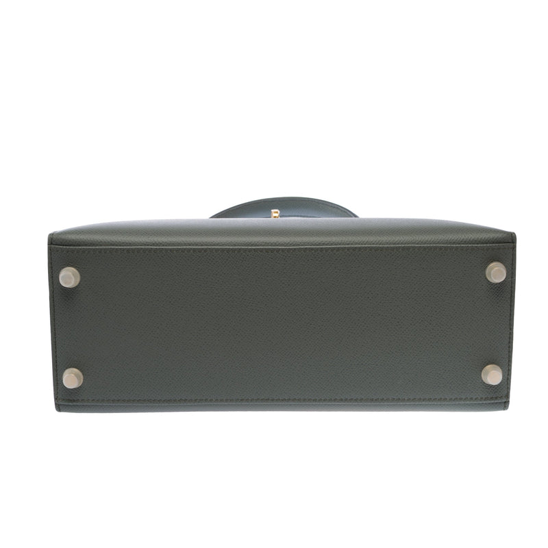 Sac Hermes Kelly 28 En Cuir Vert - 103701 Green