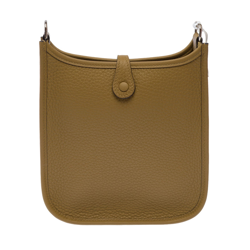 Sac Hermes Mini Evelyne En Cuir Beige - 103710