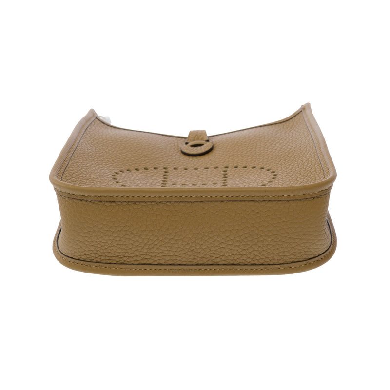 Sac Hermes Mini Evelyne En Cuir Beige - 103710