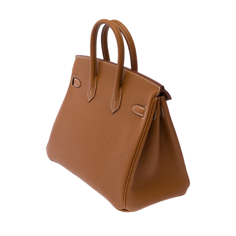 Sac Hermes Birkin 25 En Cuir Doré - 103704 Gold