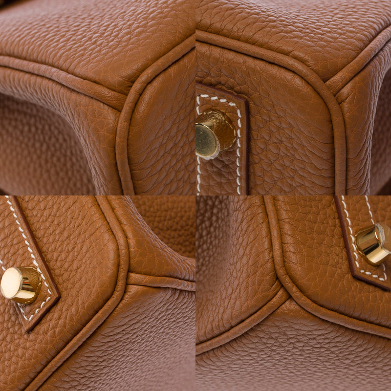 Sac Hermes Birkin 25 En Cuir Doré - 103704 Gold
