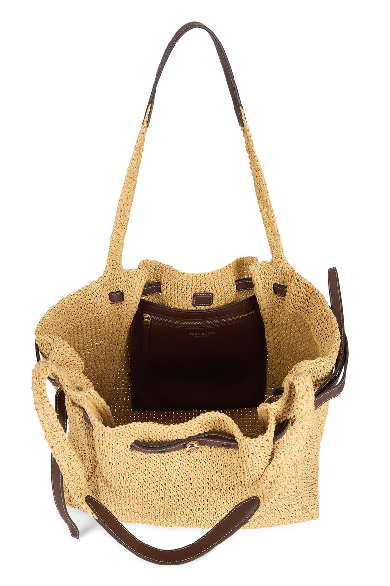 Tory Burch Tote Bag — Beige Raffia