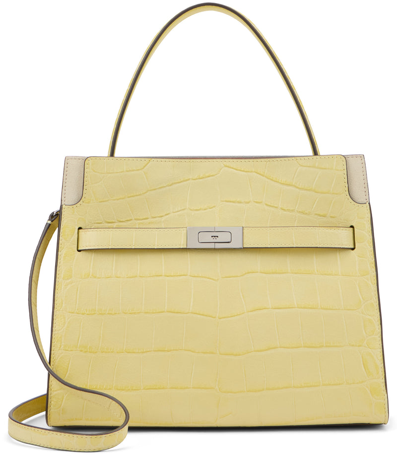 Tory Burch Top Handle Bag — Yellow Leather