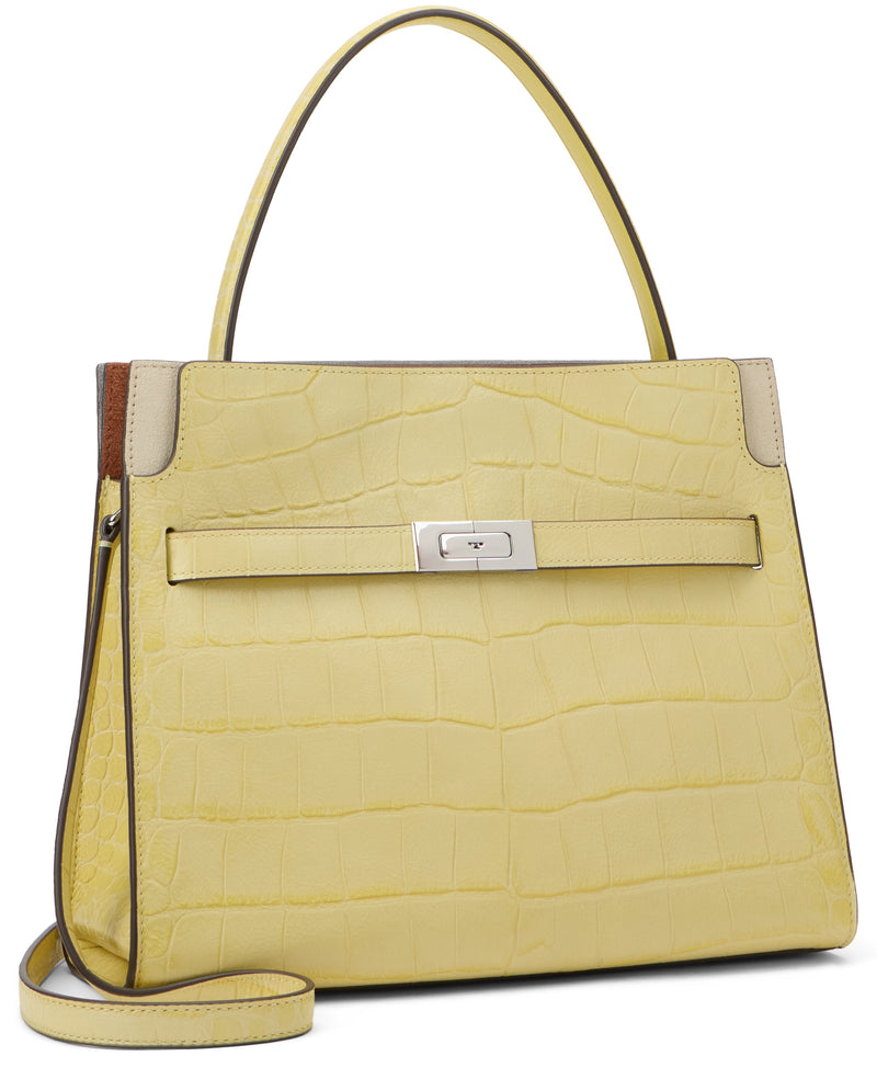 Tory Burch Top Handle Bag — Yellow Leather
