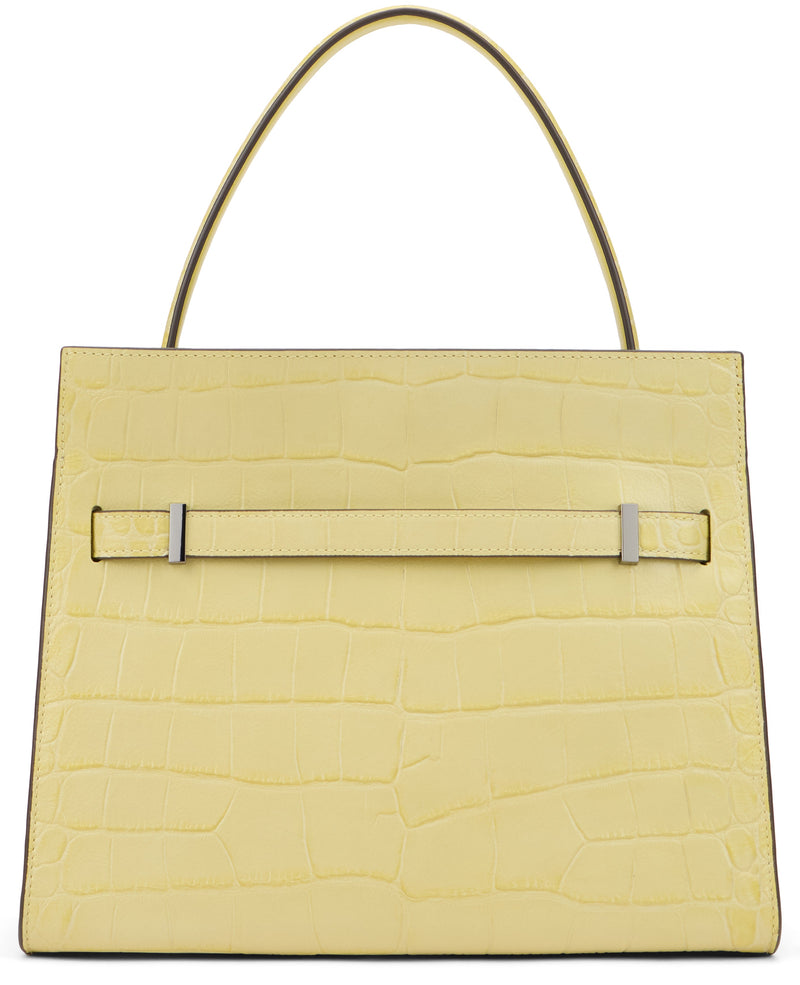 Tory Burch Top Handle Bag — Yellow Leather