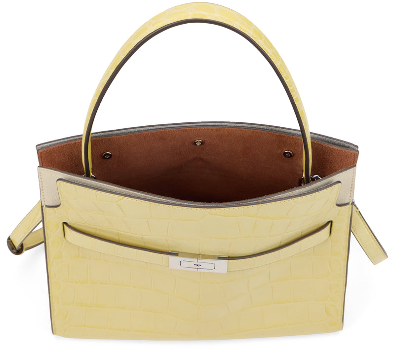 Tory Burch Top Handle Bag — Yellow Leather