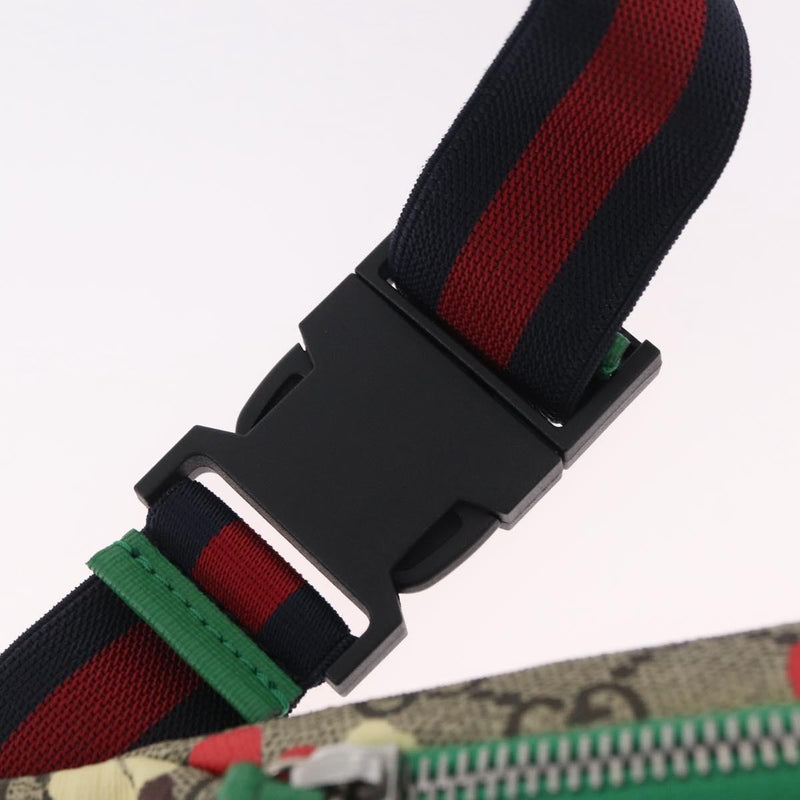 Gucci Childrens Belt Bag Printed Gg Coated Canvas Beige