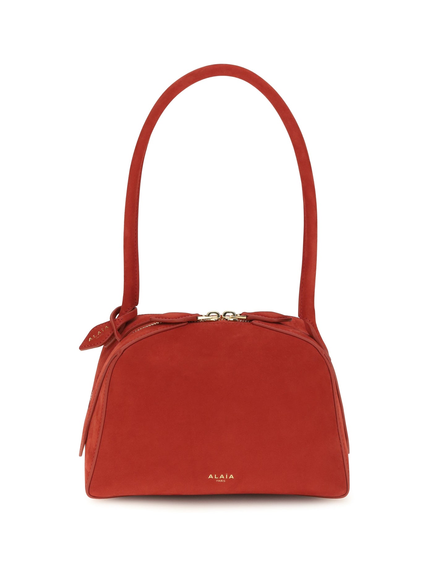 Alaïa Shoulder Bag — Red Calf Leather