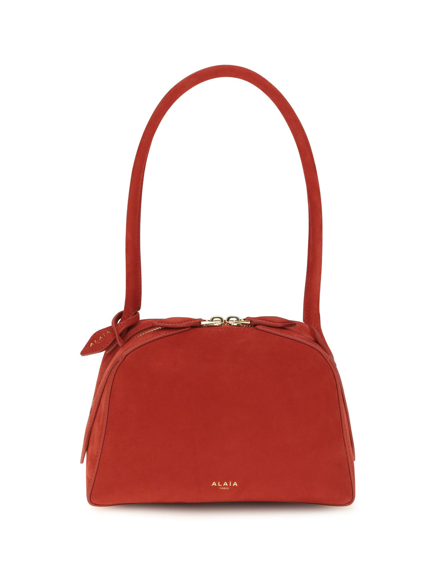 Alaïa Shoulder Bag — Red Calf Leather