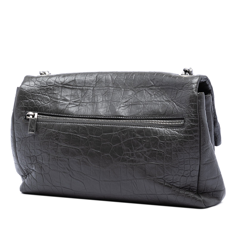 Medium Croc Embossed Calfskin Monogram West Hollywood Crossbody - Image 2