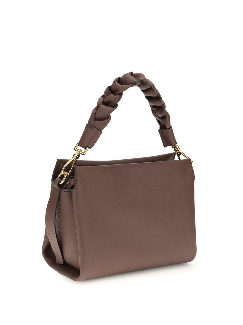 Coccinelle Shoulder Bag — Brown Calf Leather Bos Taurus