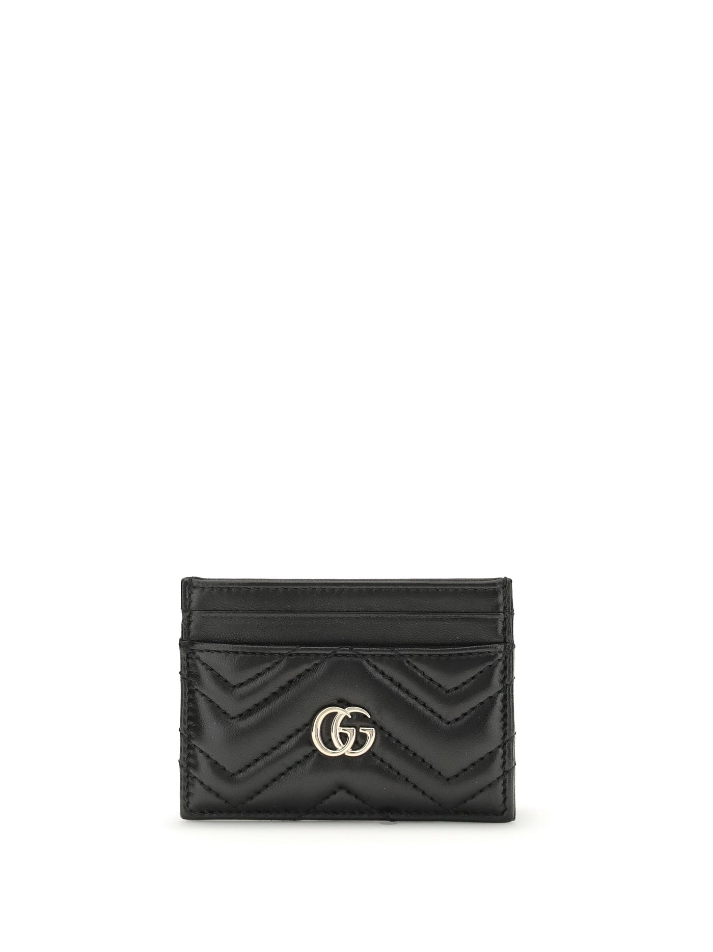 Gucci Card Case — Black Lamb Ovis Aries Wallet