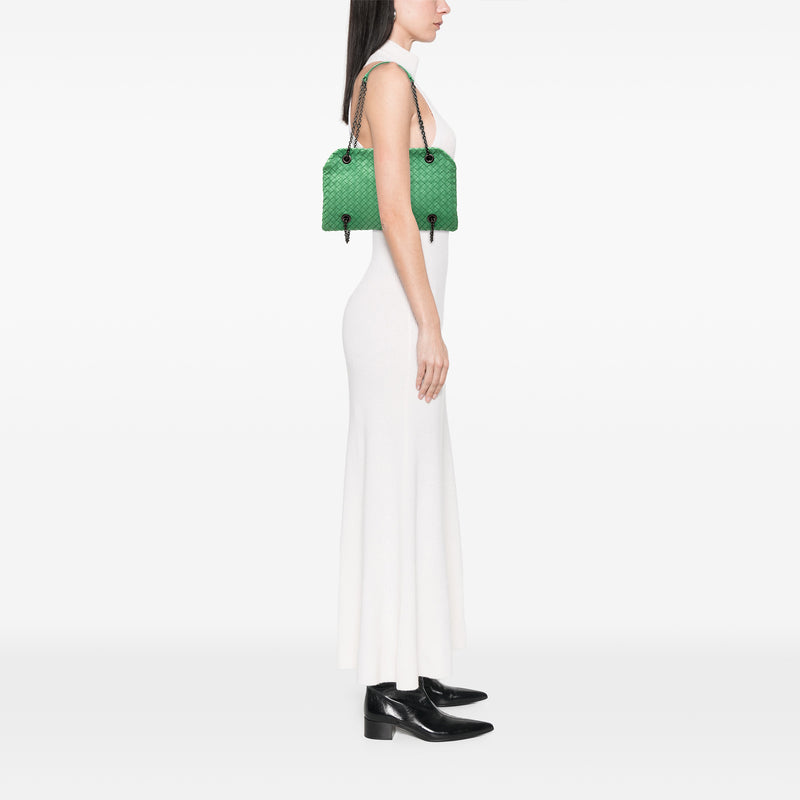Nappa Intrecciato Duo Shoulder Bag - Image 10