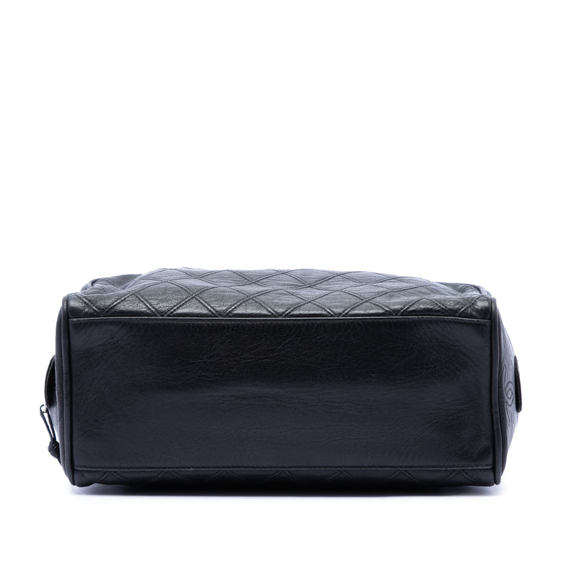 Quilted Lambskin Cosmetic Pouch - Image 3