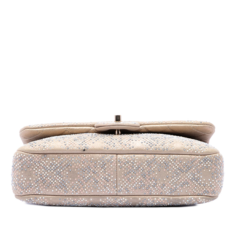 Medium Metallic Lambskin Embellished Mineral Nights Single Flap - Image 3