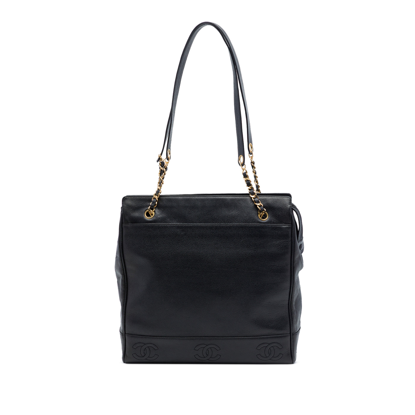 Triple CC Caviar Tote - Image 1