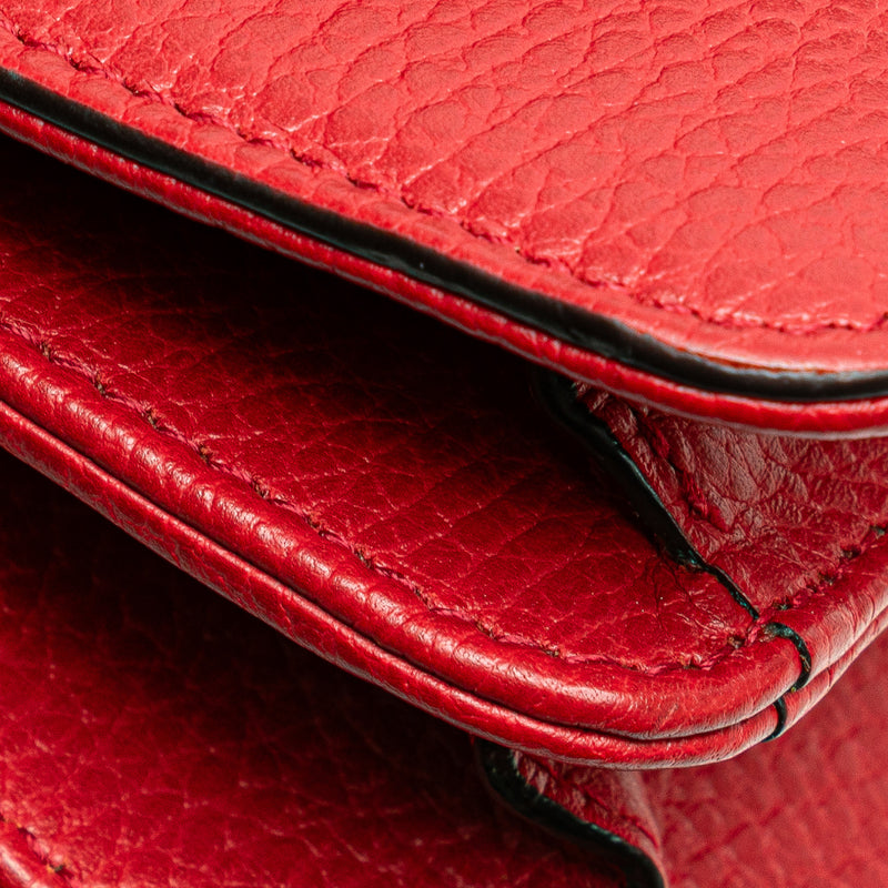 Small Dollar Calfskin Interlocking G Crossbody - Image 8