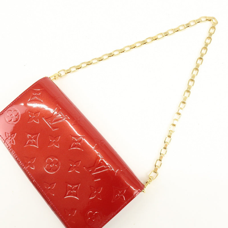 Louis Vuitton Chaine Monogram Vernis Red Patent_leather Bag