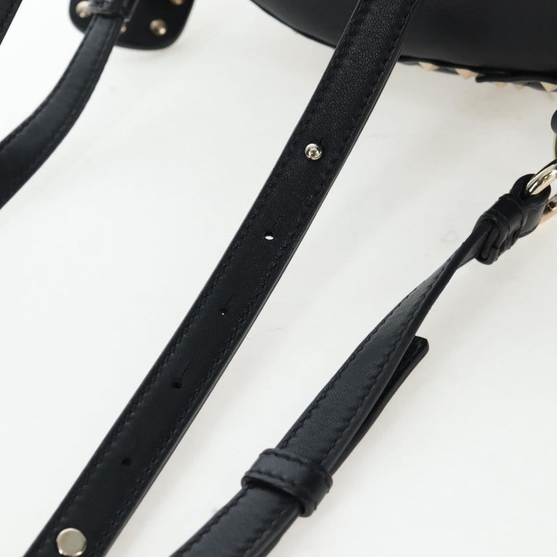 Valentino Garavani Rockstud Spike Quilted Leather Black Bag