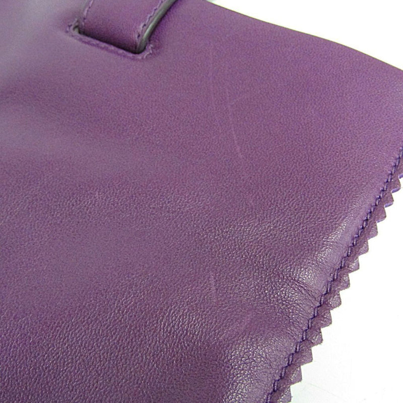 Loewe Anagram Leather Purple Bag