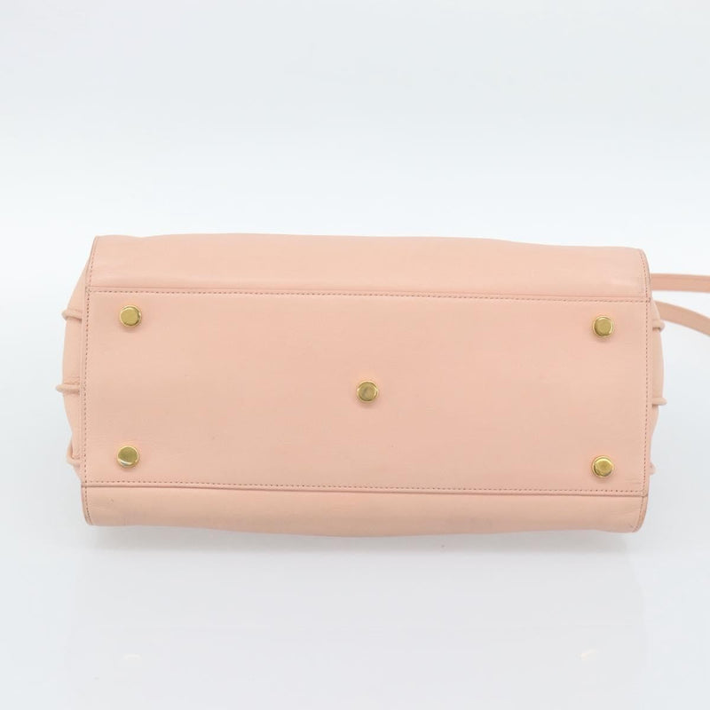 Saint Laurent Sac De Jour Leather Pink Bag