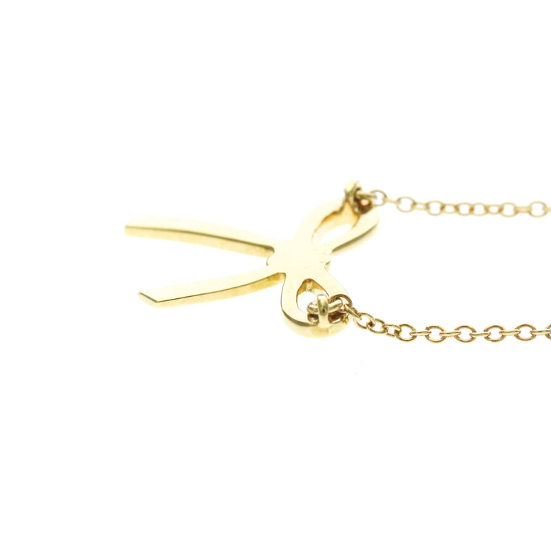 Tiffany & Co. Bow Pendant 18k Yellow Gold Yellow_gold Bijoux