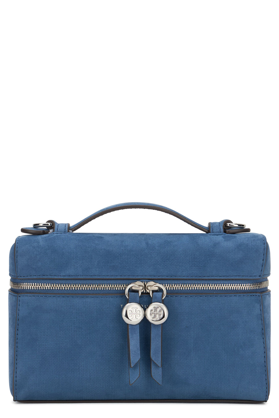 Tory Burch Top Handle Bag — Blue Cow Hide