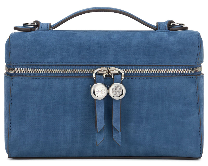 Tory Burch Top Handle Bag — Blue Cow Hide