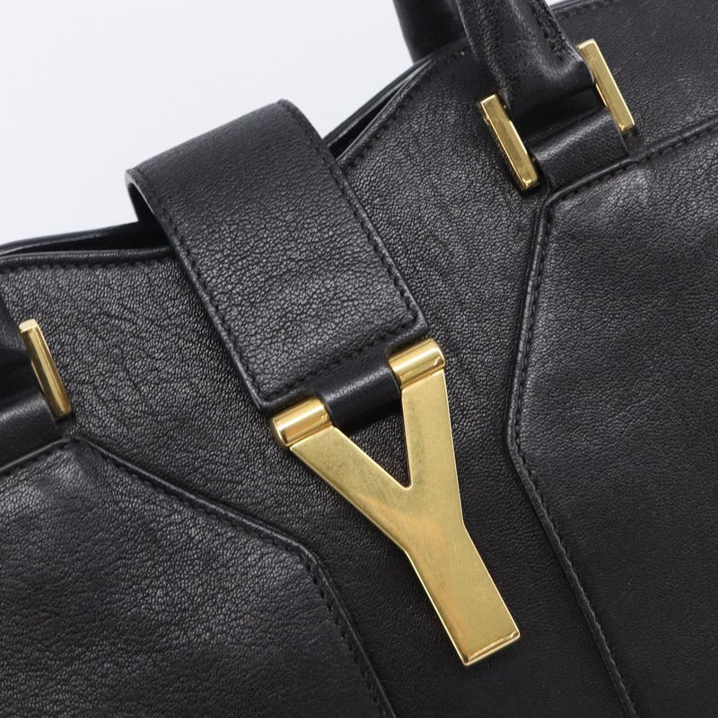 Saint Laurent Classic Y Cabas Leather Black Bag
