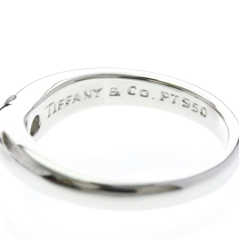 Tiffany & Co. Elsa Peretti Curved Wedding Band Platinum With Diamonds Silver Bijoux