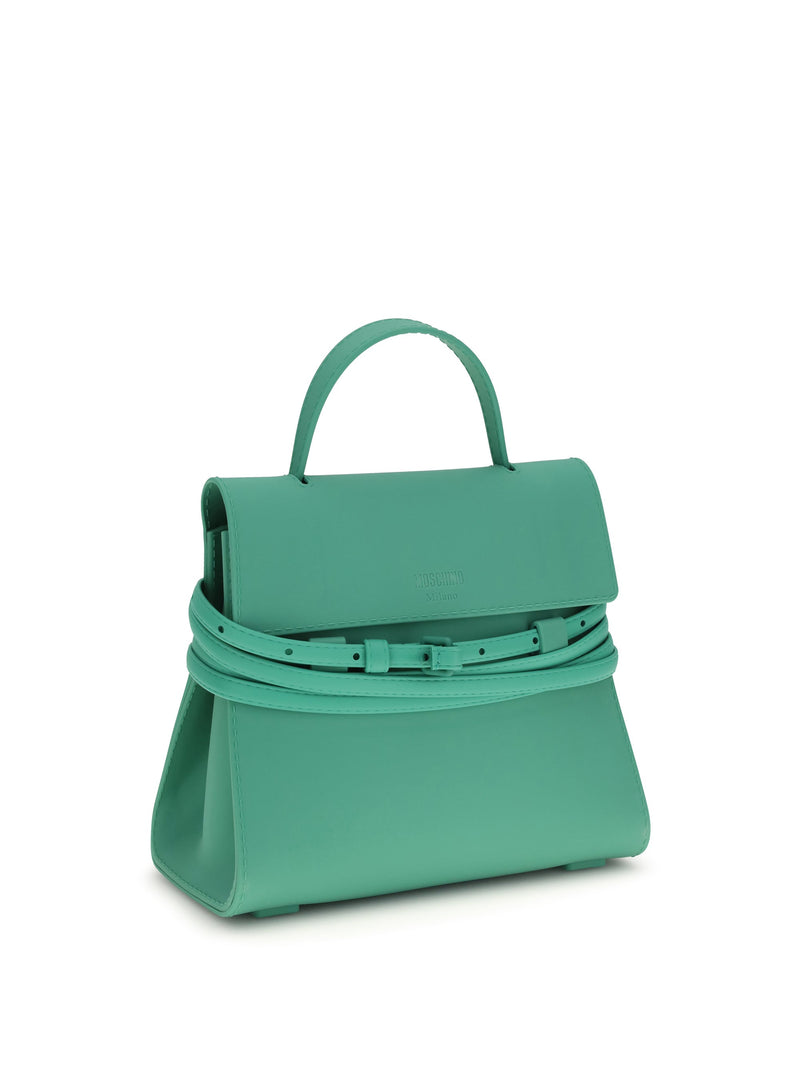 Moschino Top Handle Bag — Green Silicone
