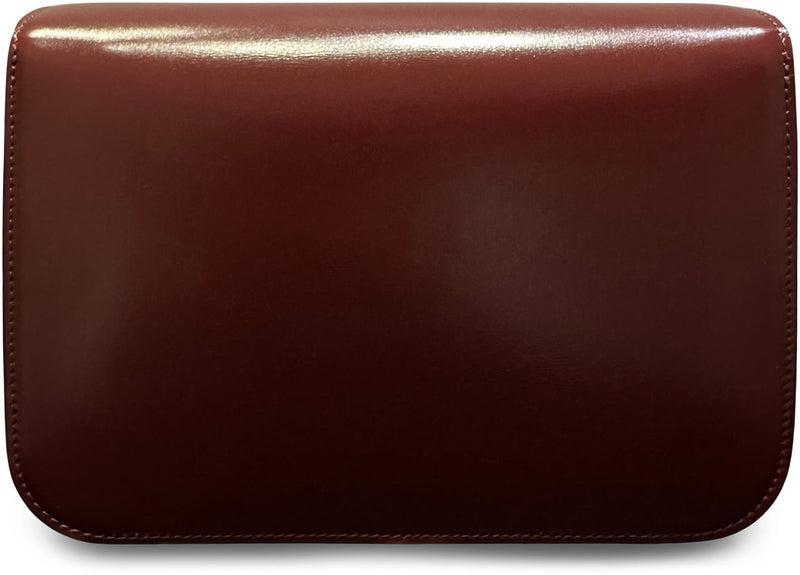 Celine Triomphe Classique Crossbody Bag — Red Calf