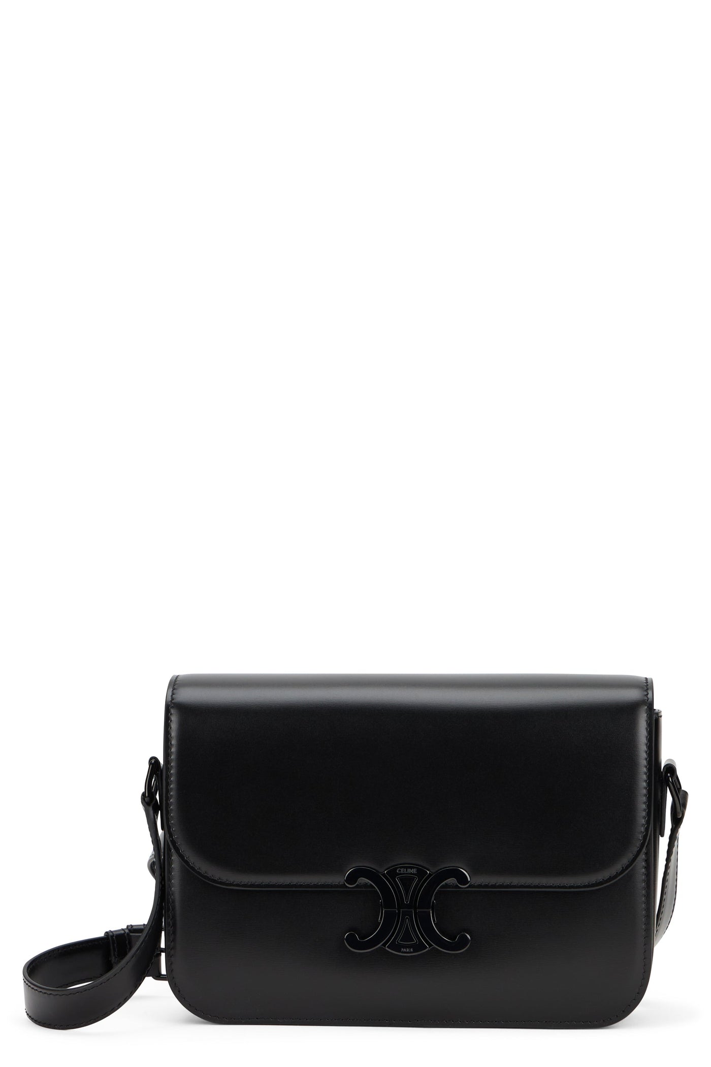 Celine Shoulder Bag — Black Calfskin