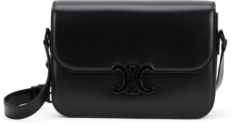 Celine Shoulder Bag — Black Calfskin