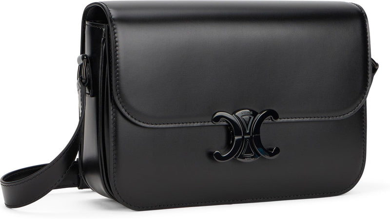 Celine Shoulder Bag — Black Calfskin
