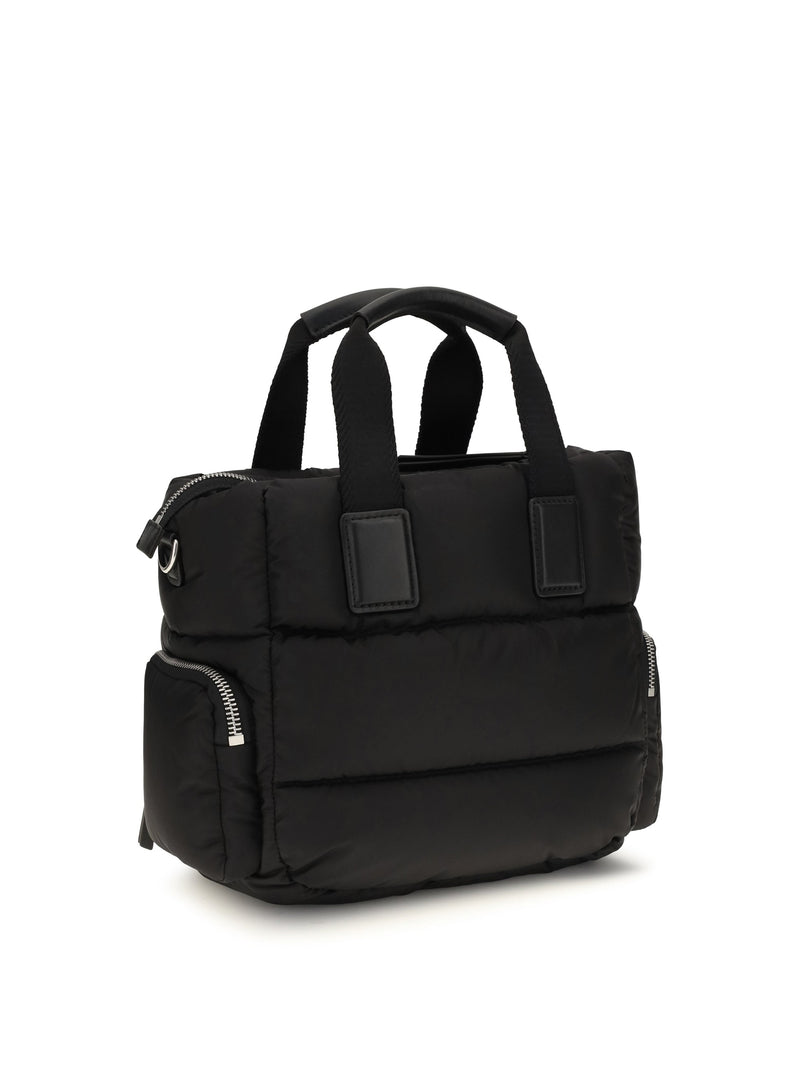 Moncler Caradoc Top Handle Bag — Black Nylon