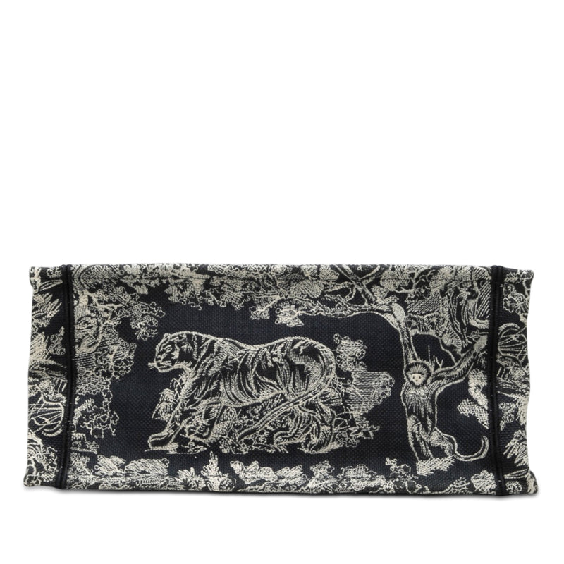 Medium Canvas Embroidered Dioriviera Toile De Jouy Book Tote - Image 3