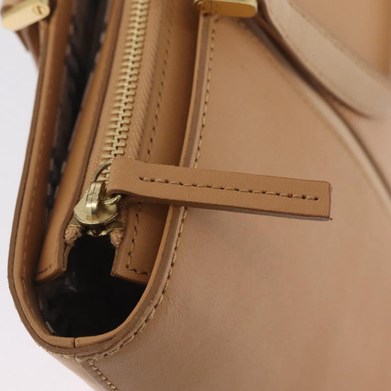 Burberry Handbag Leather Beige Bag