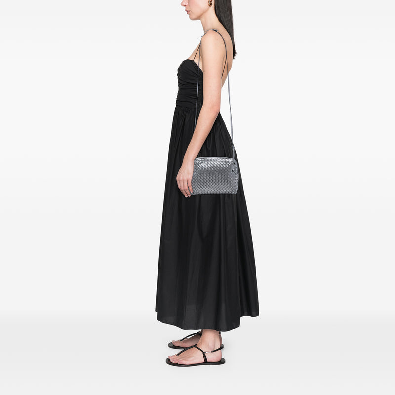 Metallic Nappa Intrecciato Nodini Crossbody - Image 7