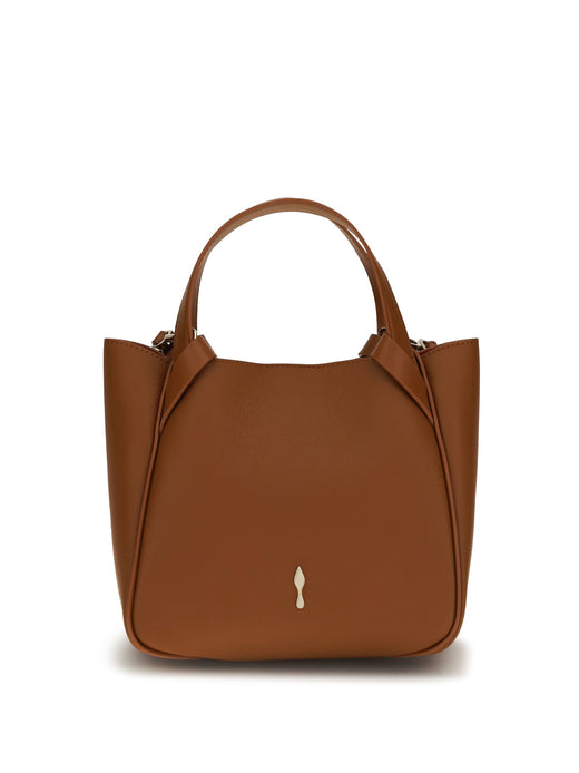 Christian Louboutin Bettina Shoulder Bag — Brown Calf Leather