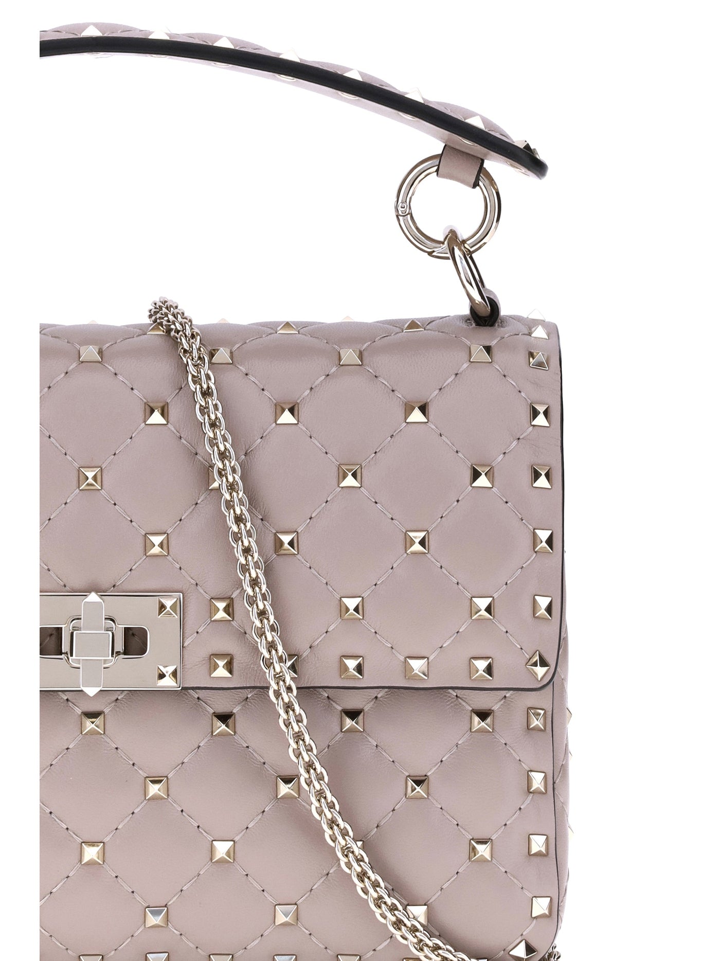 Valentino Garavani Shoulder Bag — Pink Lamb Leather