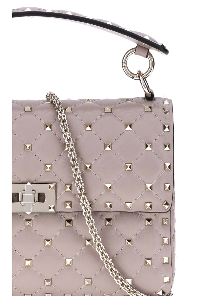 Valentino Garavani Shoulder Bag — Pink Lamb Leather