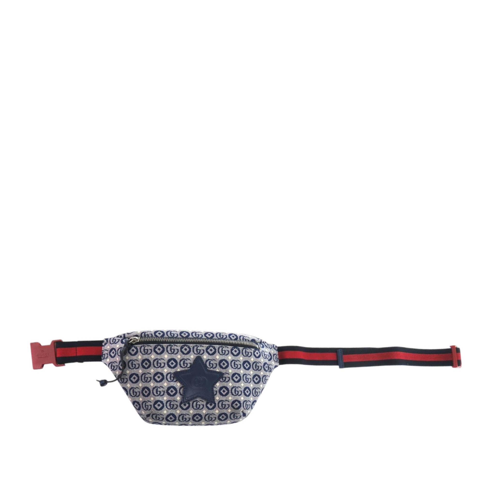 Kids GG Canvas Star Web Belt Bag - Image 11