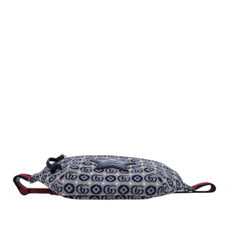 Kids GG Canvas Star Web Belt Bag - Image 3