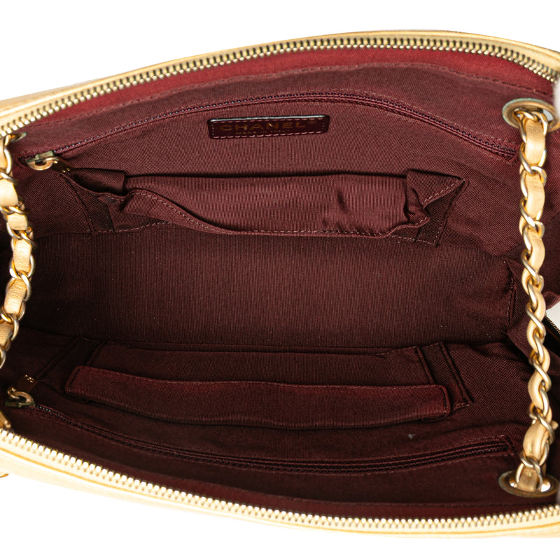 CC Chevron Lambskin Camera Shoulder Bag - Image 4